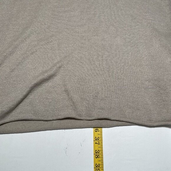 Bryn Walker Long Tunic Sweater Womens Small Brown Linen Blend Sleeveless‎ Knit - Picture 10 of 10